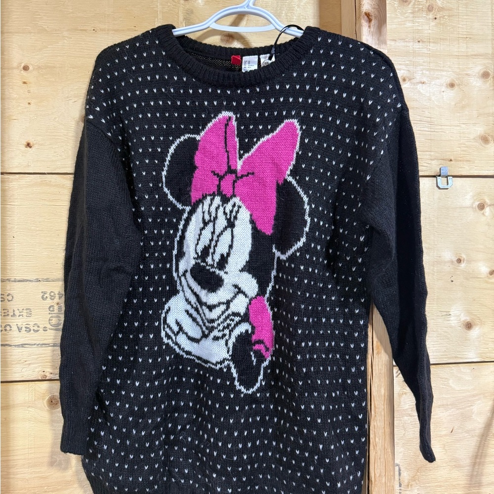 Vintage H&M Black Minnie Mouse Sweater